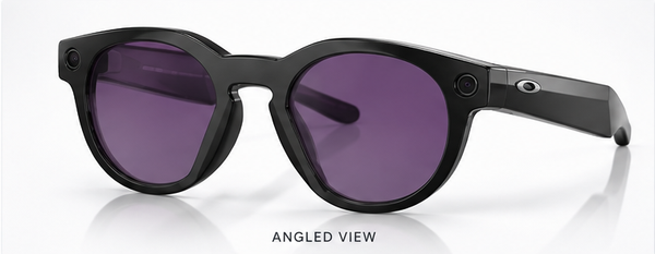 Oakley Meta HSTN Smart Glasses (Transitions Amethyst Lenses, Black Frame)