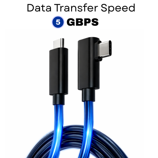 VR Link Cable 16ft Long, 5Gbps Data Transfer Speed, USB-C High-Speed Cable for PC VR Gaming | Compatible with Meta Quest 2, Quest 3, Quest 3S & Apple Vision