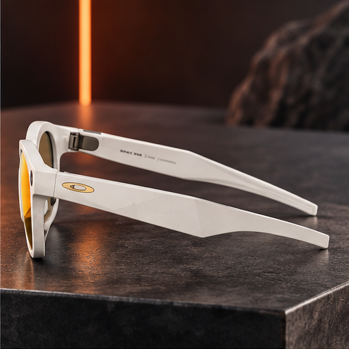 Oakley Meta HSTN Smart Glasses (Prizm Ruby Lenses, Warm Grey Frame)
