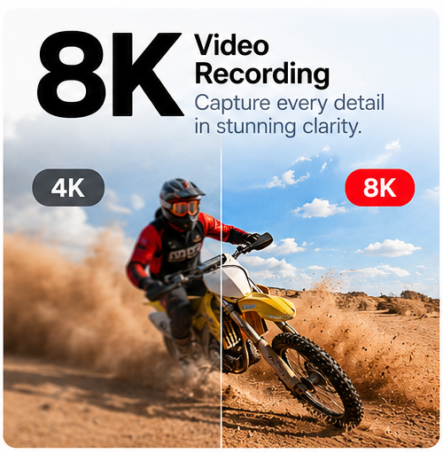 Insta360 Ace Pro 2 8K Action Camera — Midnight Black | Dual Battery