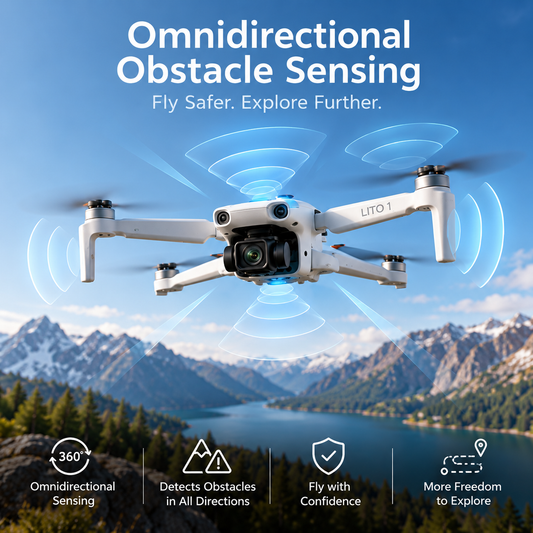DJI Lito 1 Fly More Combo with DJI RC-N3 – 4K Camera Drone