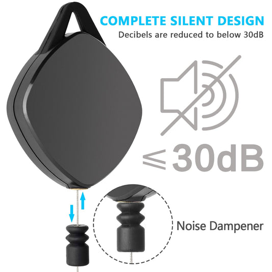 Retractable VR Cable Management System – 3-Pack Silent Pulley Kit