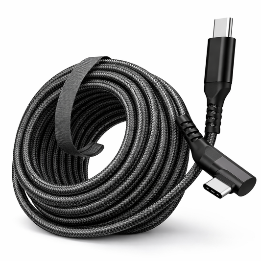 VR Link Cable 3M (10FT), 5Gbps High-Speed USB C to USB C Cable for Meta Quest 3/3S/2/Pro – Fast Data Transfer & Charging, Compatible with PC, Laptop, Tablet & Mobile for VR Gaming