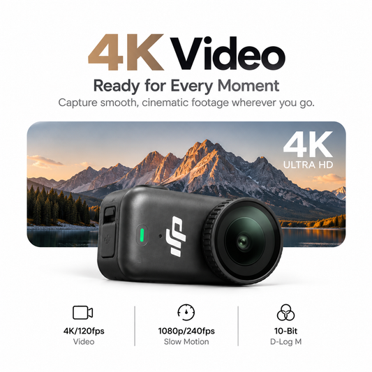 DJI Osmo Nano – 4K Wearable Action Camera with 1/1.3" Sensor
