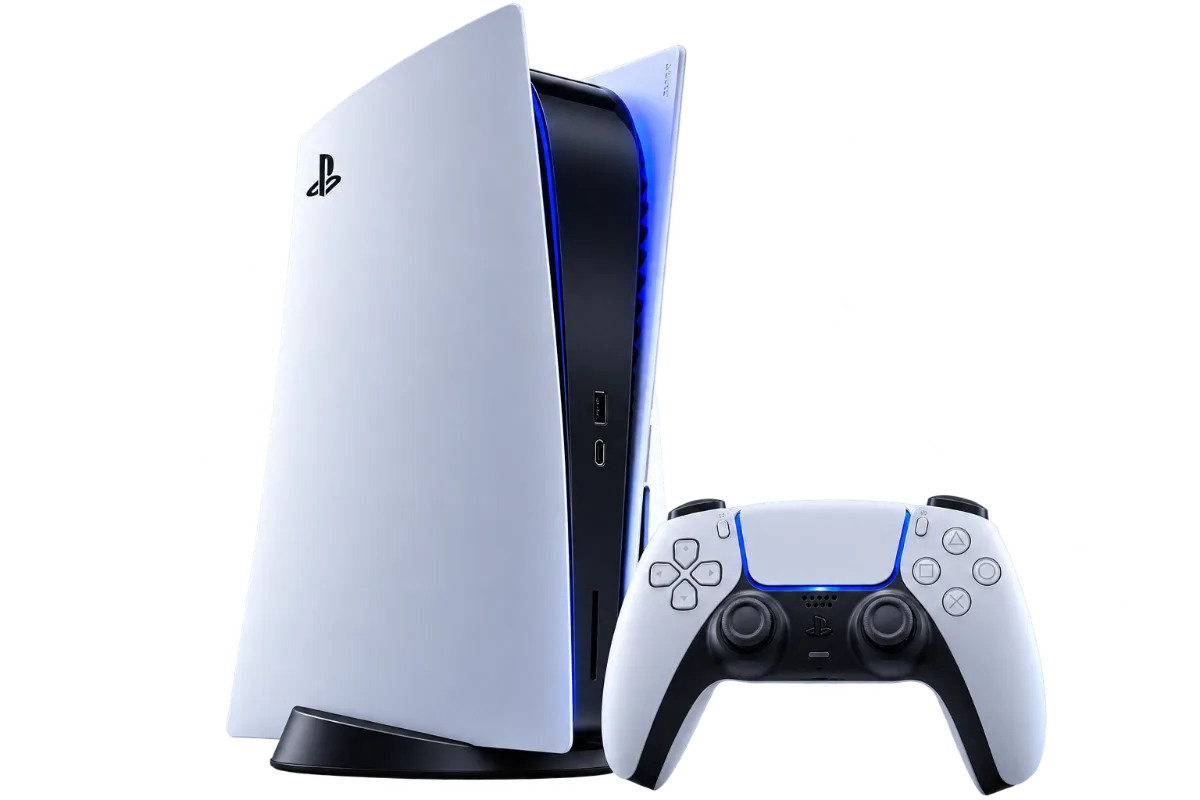 PlayStation 5 console with DualSense controller