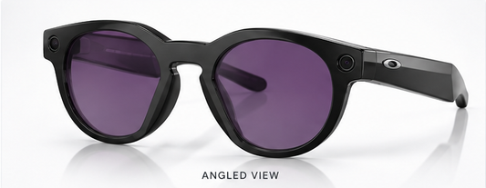 Oakley Meta HSTN Smart Glasses (Transitions Amethyst Lenses, Black Frame)