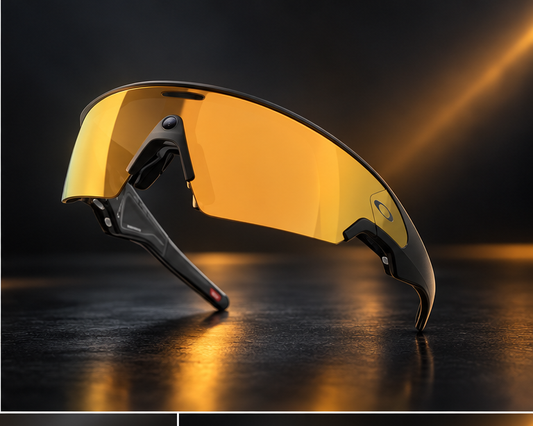 Oakley Meta Vanguard Smart Glasses (Prizm 24K Lenses, Black Frame)