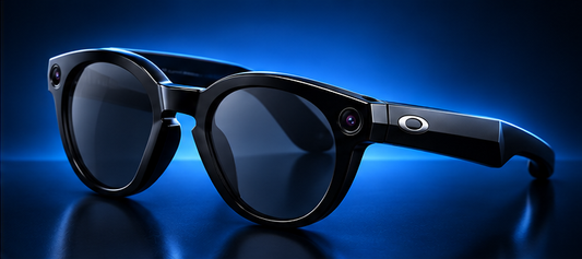Oakley Meta HSTN Smart Glasses (Prizm Black Polarized Lenses, Black Frame)