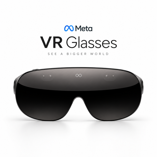 Meta VR Glasses – 5K Infinite Display, Meta AI, Eye & Hand Tracking, Spatial Computing & 3D Entertainment