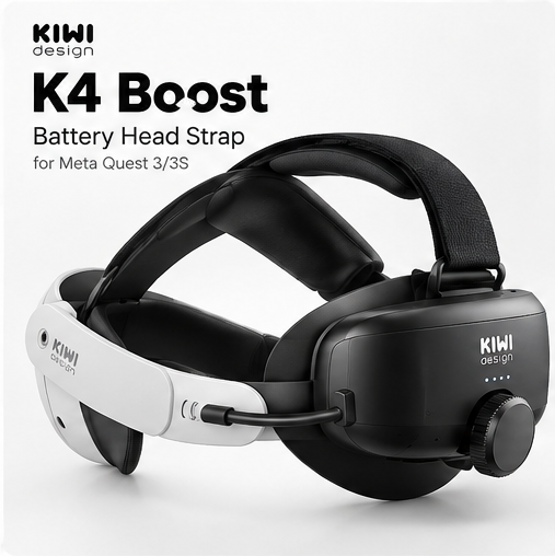 KIWI design K4 Boost Battery Head Strap for Meta Quest 3/3S