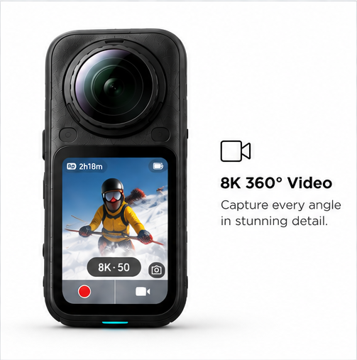 Insta360 X6 Essentials Bundle (Black) | 8K 360 Camera