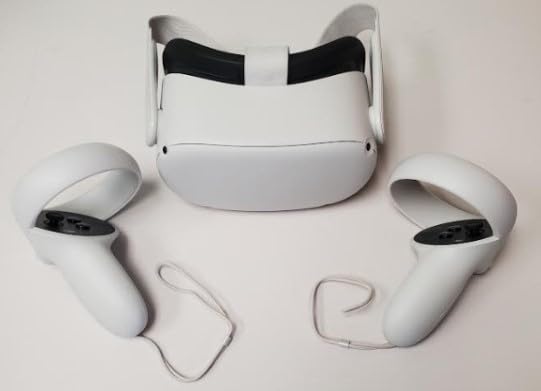 Oculus Quest 2 Advanced All-in-One VR Headset (256GB, White) with Official GST Invoice, Meta VR Headset UNBOXED