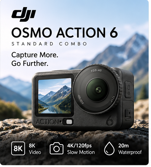 DJI OSMO Action 6 Standard Combo