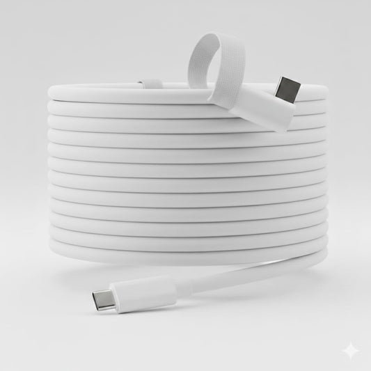 Cyphon VR Link Cable 15ft (4.5m) | 5Gbps High-Speed Data Transfer | USB-C to USB-C for VR Headsets