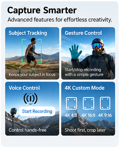 DJI Osmo Action 6 Adventure Camera Combo Black | 4K Waterproof Action Camera