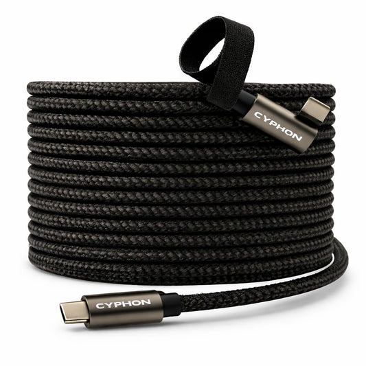 Cyphon High-Speed VR Link Cable – 15ft Long | 5Gbps Data Transfer | Premium USB-C Cable for VR Gaming