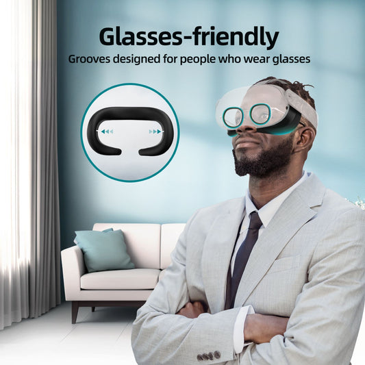 Sweat-Proof Silicone Facial Interface Cover for Meta Quest 3 – Hygiene & Comfort Shield