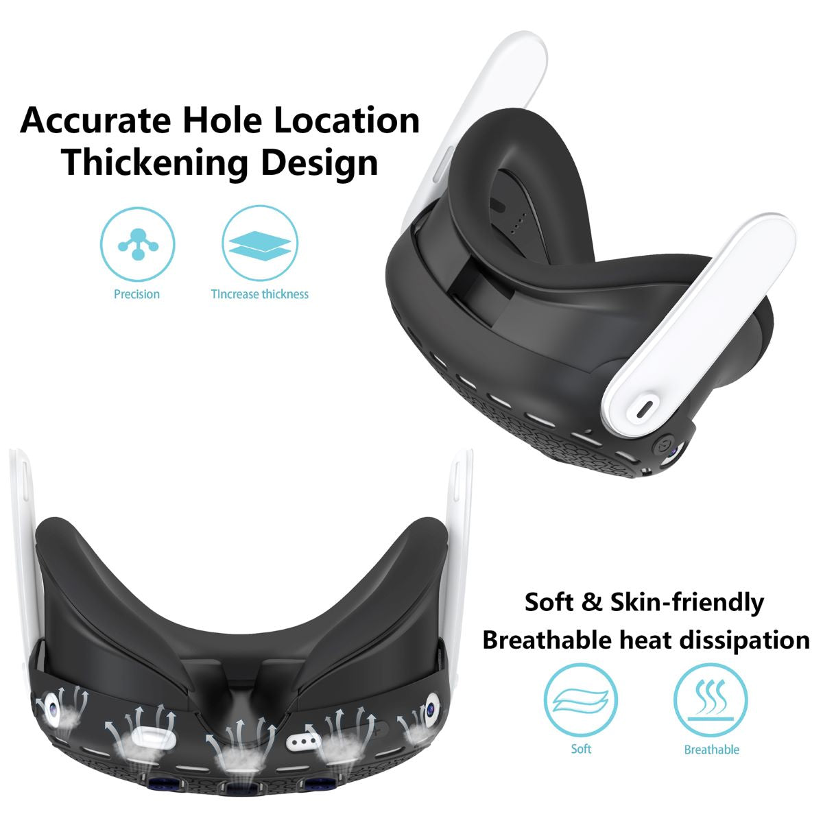 Honeycomb Silicone Front Shell for Meta Quest 3