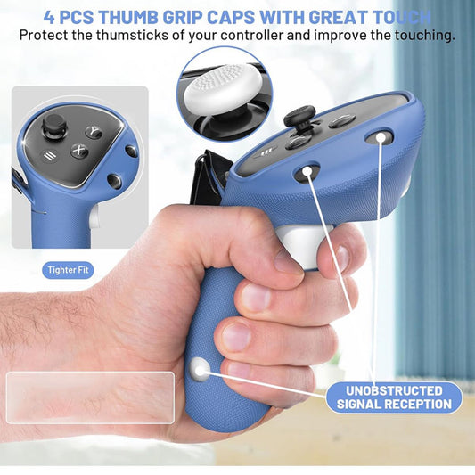 Meta Quest 3 Quick-Access Battery Door Grip Straps