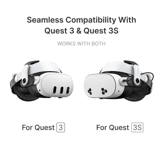 BOBOVR M3 Pro For Meta Quest 3S / 3 VR Headset Head Strap 5200mAh Battery Pack Headband