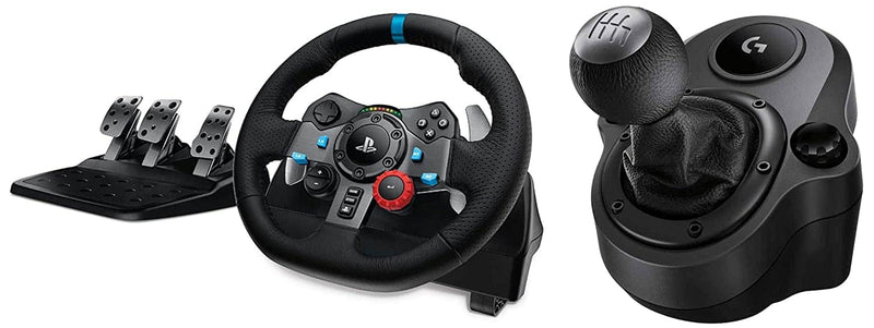 Logitech G29 Force Racing Wheel And Floor Padels