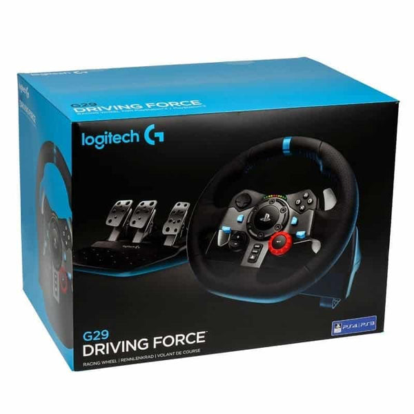 Logitech G29 Force Racing Wheel And Floor Padels