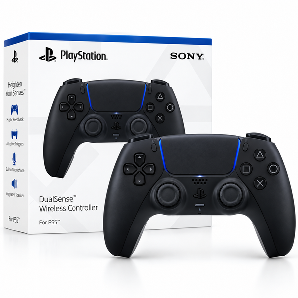Sony DualSense wireless controller for PlayStation 5 in black with retail box