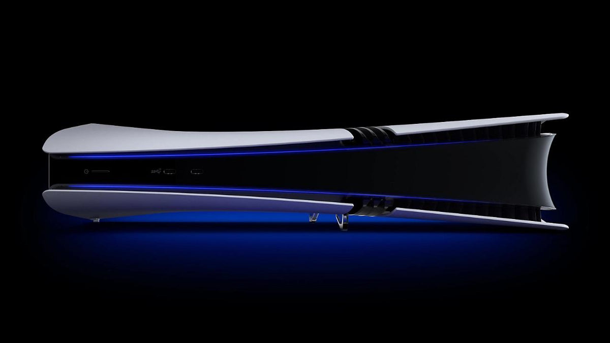 Sony PlayStation 5 Pro 2TB console side profile