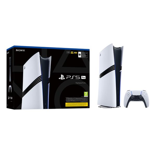 Sony PlayStation 5 Pro 2TB console and original retail packaging