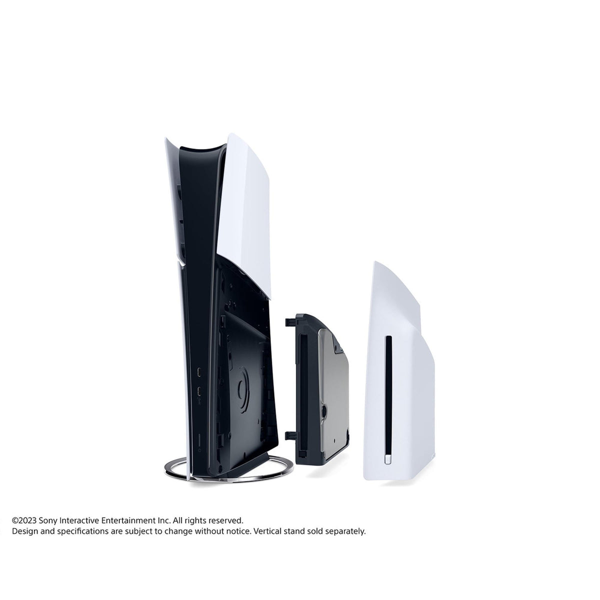 Sony PS5 Slim Disc Edition Side View