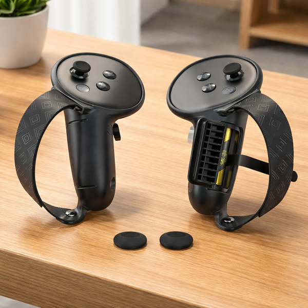 Pro-Grip Silicone Controller Covers for Meta Quest 3/3S – Battery Access Edition