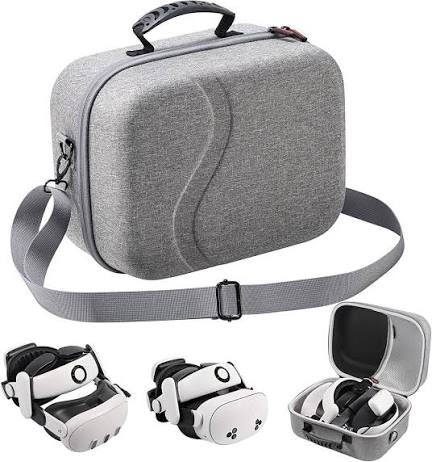 Carrying Case for Meta Quest 3, Hard Travel Case for Oculus Quest 3