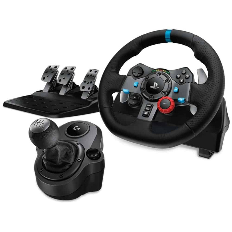 Logitech G29 Force Racing Wheel And Floor Padels